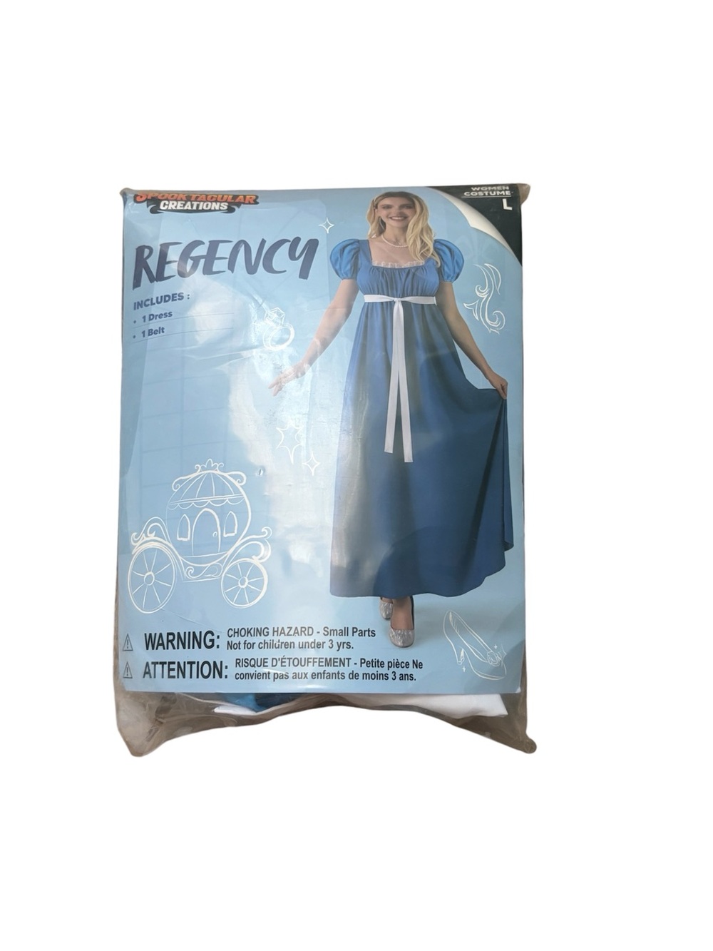 NWT Spooktacular Creations Regency Halloween Costume Dress – Large